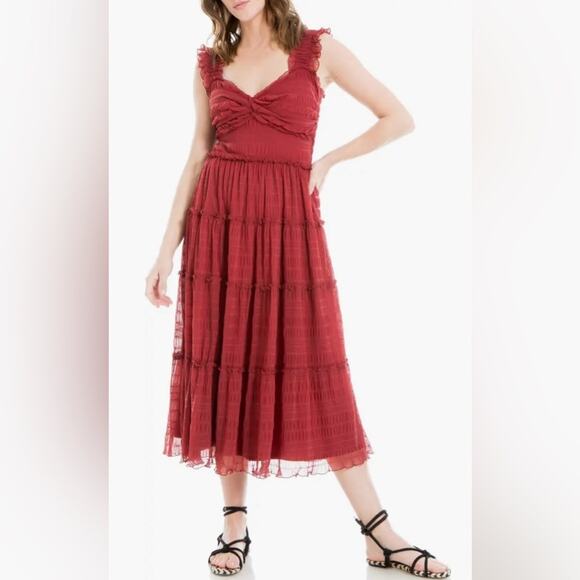 NWT Max Studio Mesh Sleeveless Maxi Dress small - Picture 1 of 15